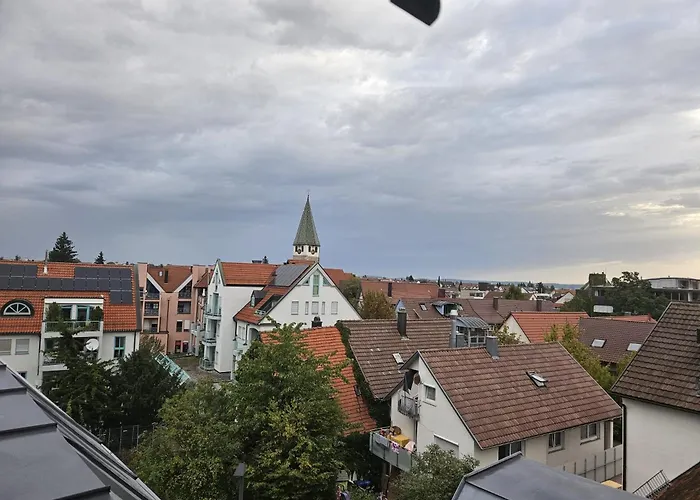 Maisonette-Wohnung Airport/Messe Stuttgart - Balkon - Parkplatz - Netflix
